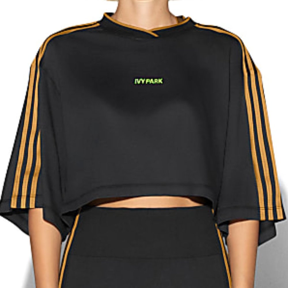 IVY PARK BLACK BACK CROP TOP SIZE 2XL BNWT